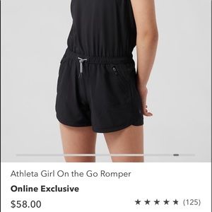 Athleta Girls Romper Size 12